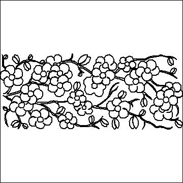 (image for) Cherry Blossom Border Wide-L02805*
